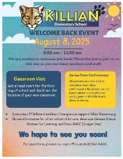 Welcome Back Event